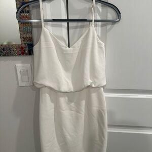 White Short Dress Size 0